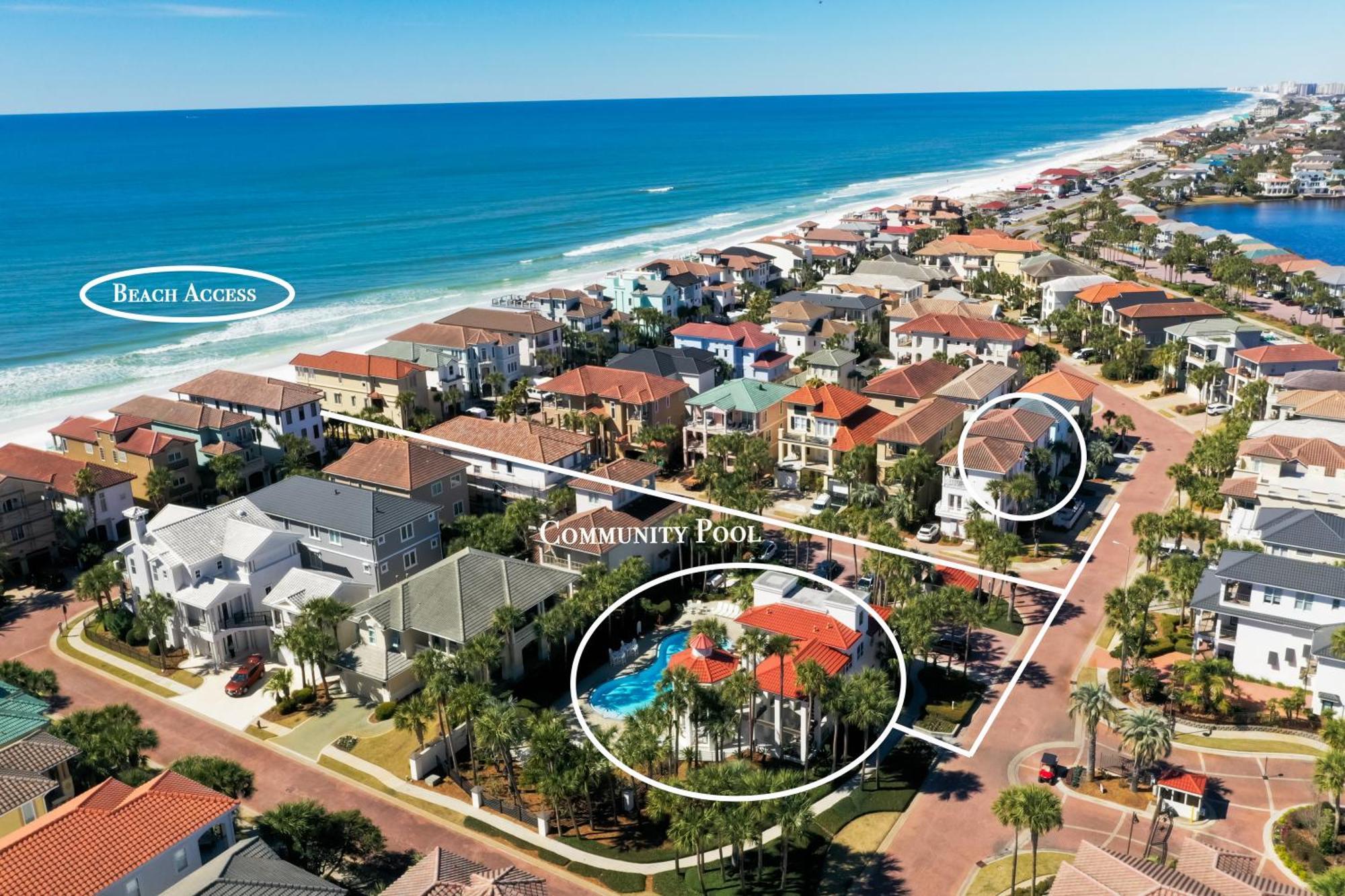 Private Pool - Community Beach - Gated Community Villa Destin Exterior photo